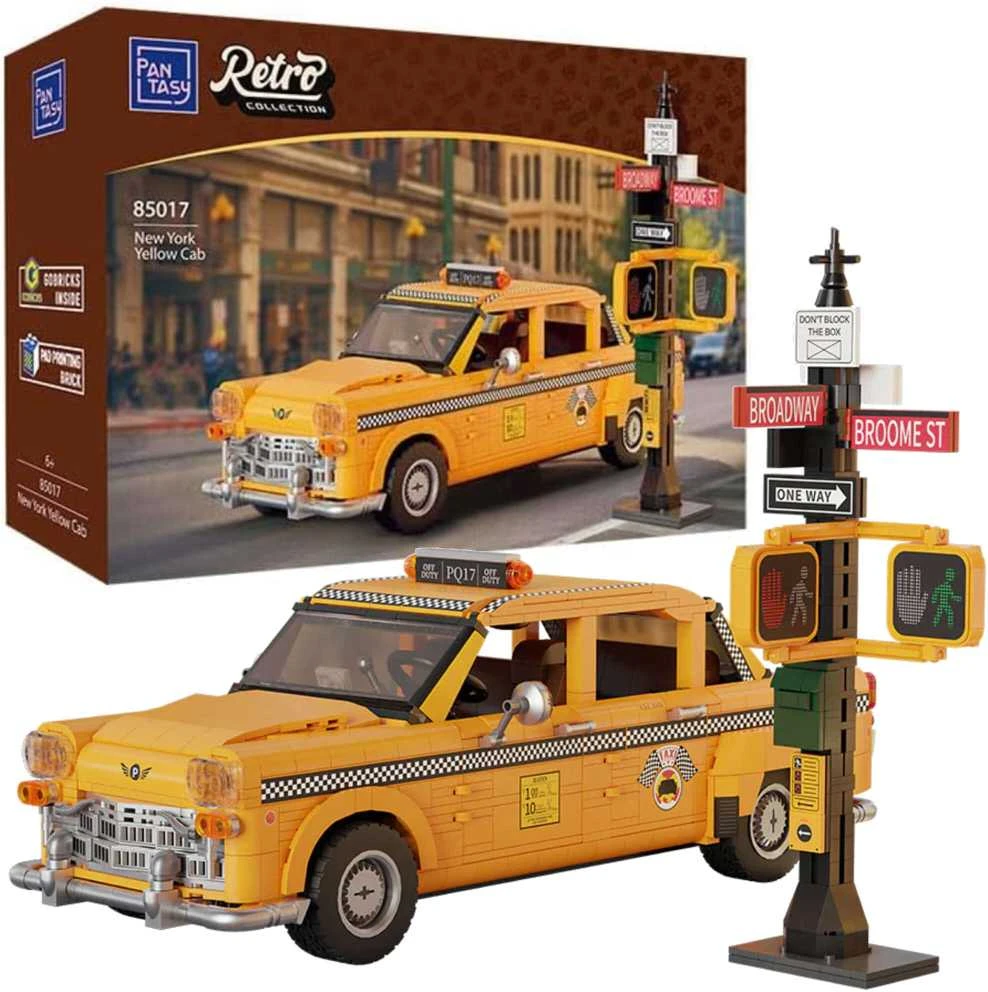 PANTASY New York Geltona Cab Konstruktorius | 1601 dalių
