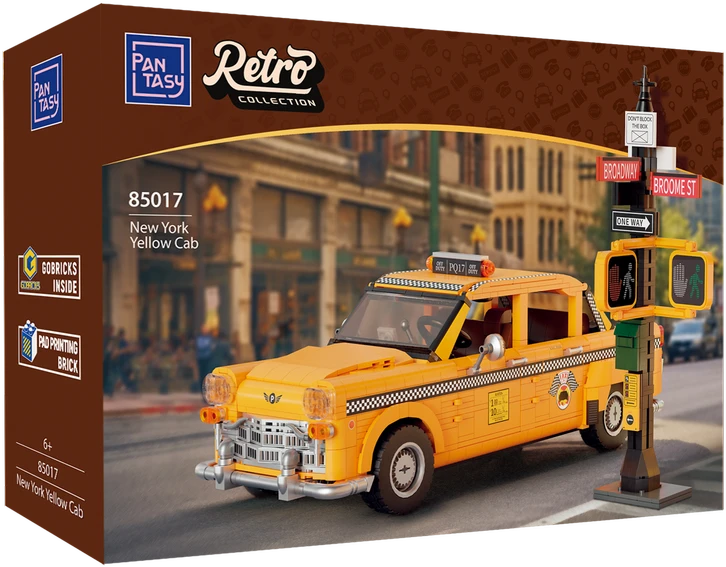 PANTASY New York Geltona Cab Konstruktorius | 1601 dalių