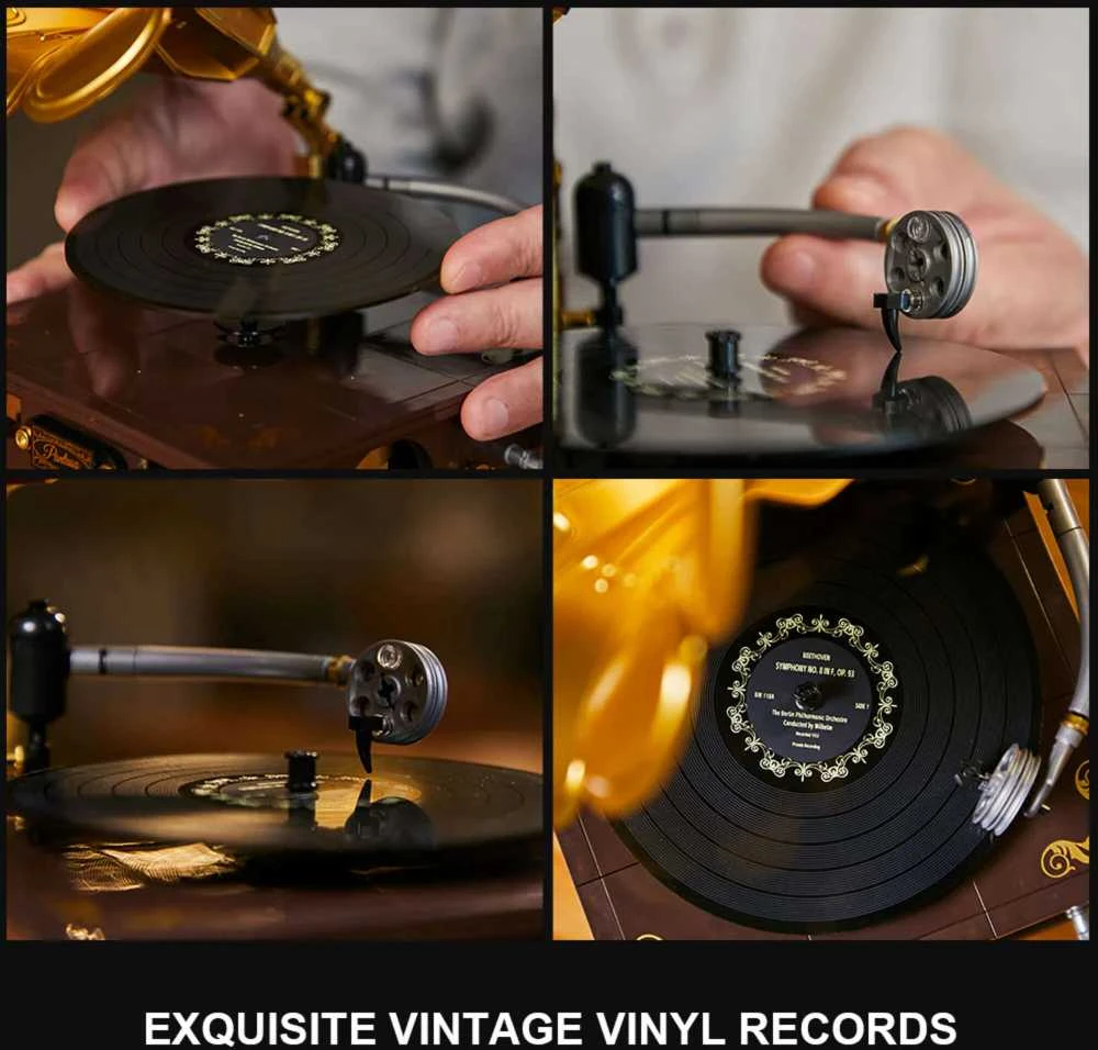 Dėlionė gramofonas Pantasy Retro Gramophone, 646 dalių