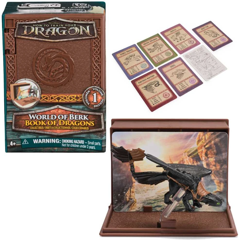 DRAGONS Mini slibino figūrėlė, 5 cm