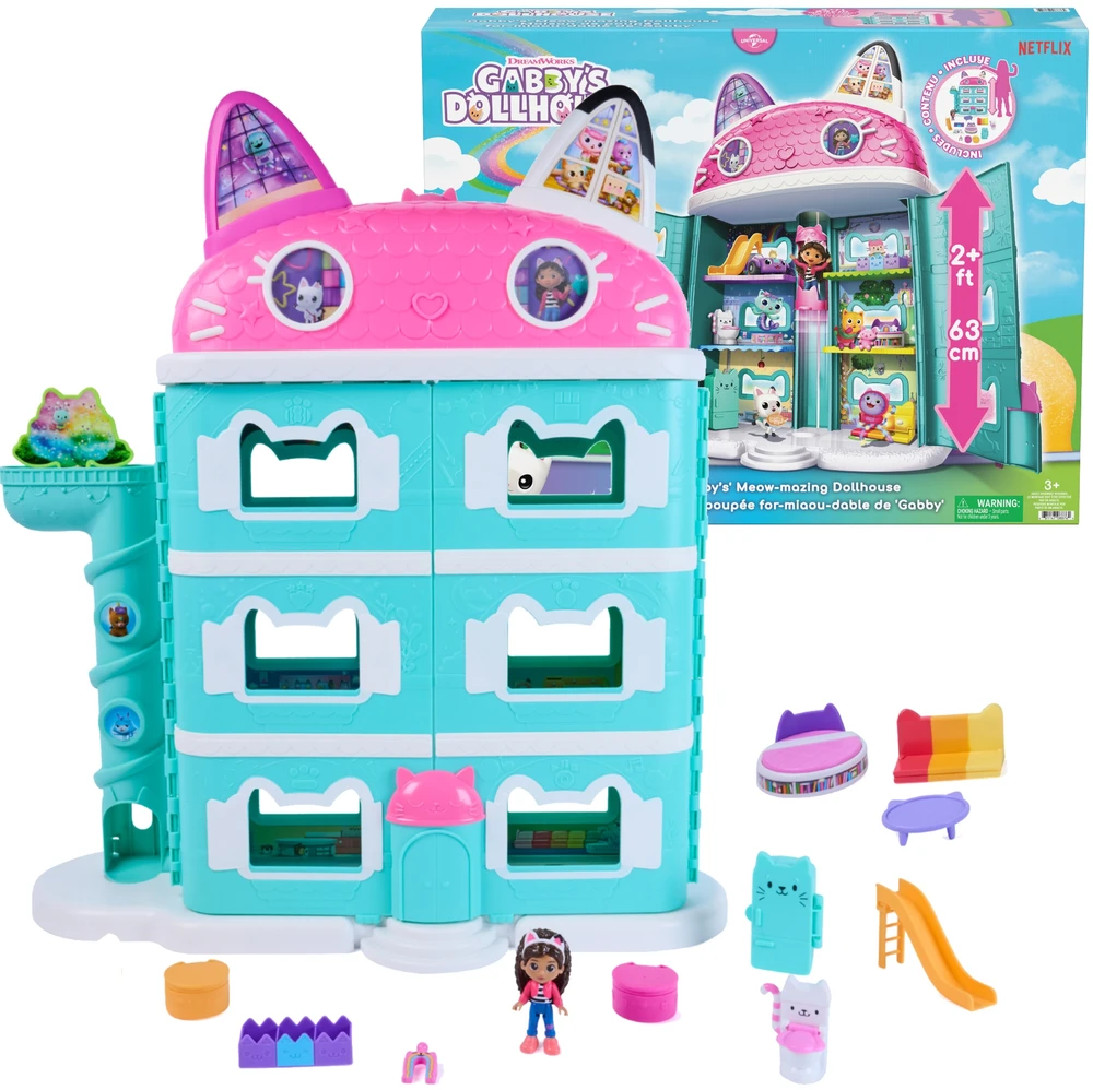 Spin Master Gabby's Dollhouse Gabby lėlių namelis – Miau-Mazing lėlių namelis (6078219)