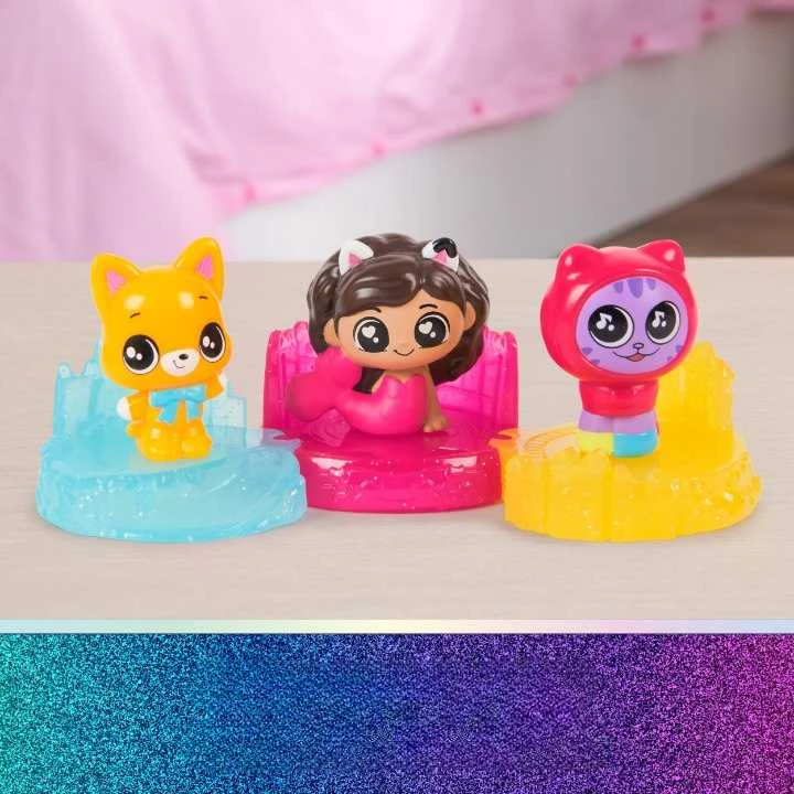 Spin Master Gabby's Dollhouse Movie didelis 12 mini figūrėlių + 3 stovai rinkinys