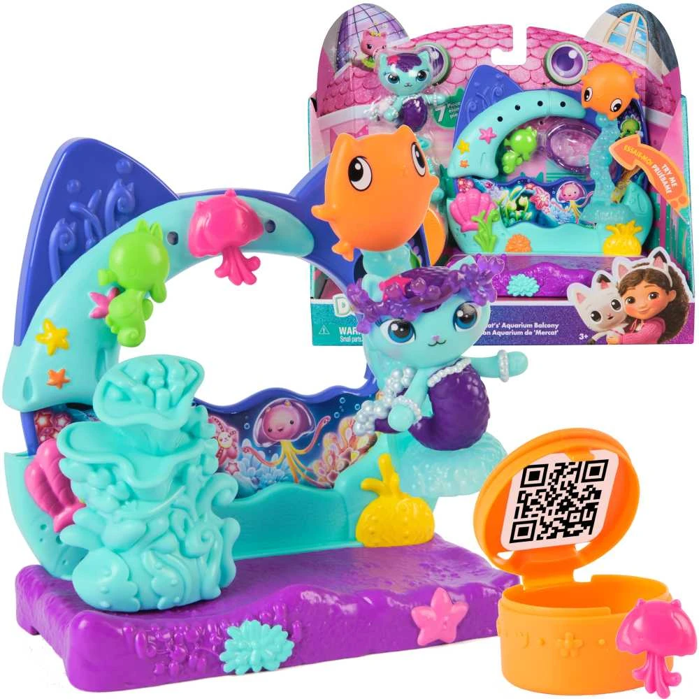 Spin Master Gabby's Dollhouse Gabby kino balkonas – supynės ir maudynės (6074163)