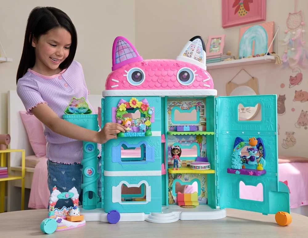 Spin Master Gabby's Dollhouse Gabby kino balkonas – supynės ir maudynės (6074163)