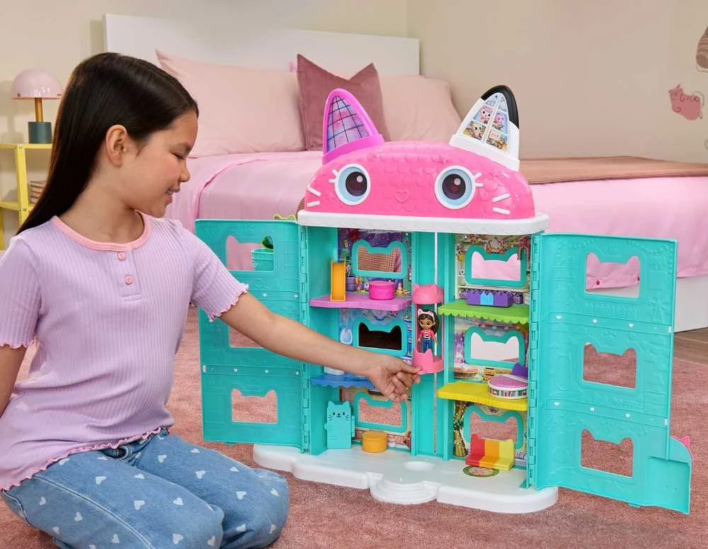 Spin Master Žaislas - Sukimo meistro Gabby lėlių namelis MerCat ir Kitty Jellyfish