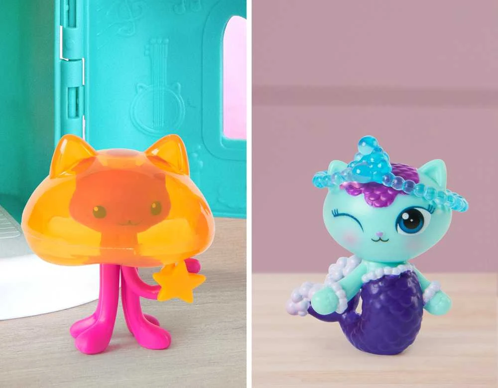 Spin Master Žaislas - Sukimo meistro Gabby lėlių namelis MerCat ir Kitty Jellyfish