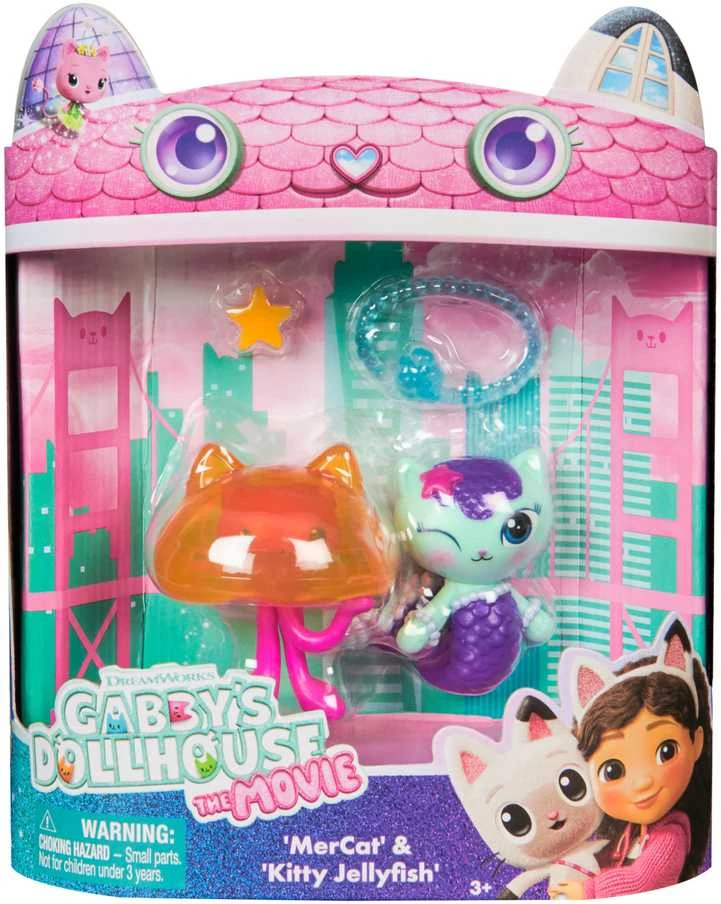 Spin Master Žaislas - Sukimo meistro Gabby lėlių namelis MerCat ir Kitty Jellyfish