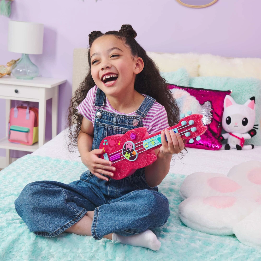 Gabi katės namelis Katė Ukulele Miau-nuostabi gitara su dainomis