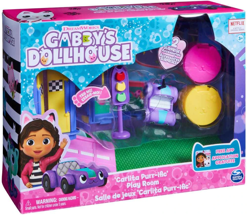 Koci Domek Gabi Pokój do domku komplektas Ulica samochód Kocifura + priedai