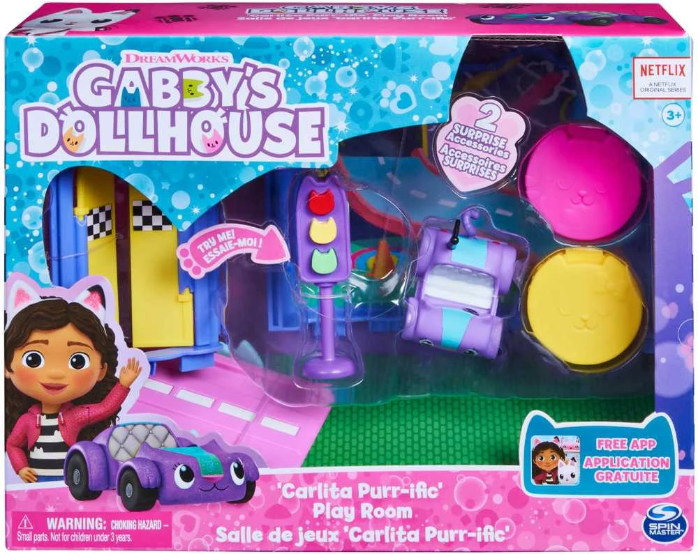 Koci Domek Gabi Pokój do domku komplektas Ulica samochód Kocifura + priedai