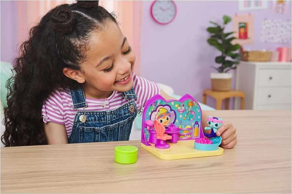 Spin Master Koci Domek Gabi Pokój do domku komplektas Spa figurka Syrenkotka + priedai