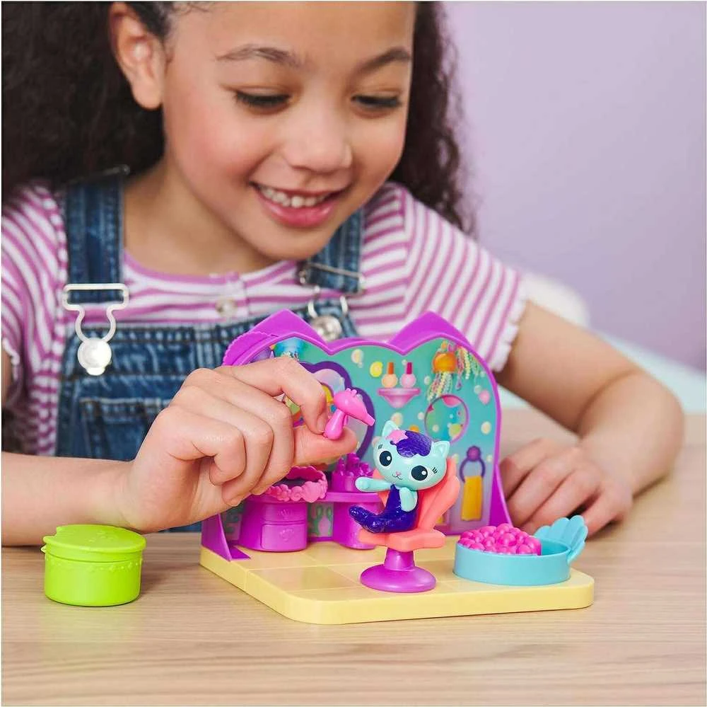 Spin Master Koci Domek Gabi Pokój do domku komplektas Spa figurka Syrenkotka + priedai