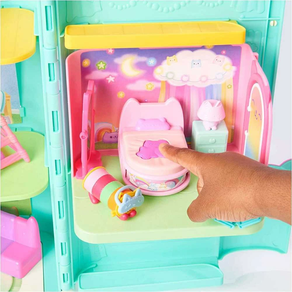 Spin Master Polly Pocket Gabi katės namelis – stebuklingi miegamojo kambariai + katės figūrėlė (GXP-912216)