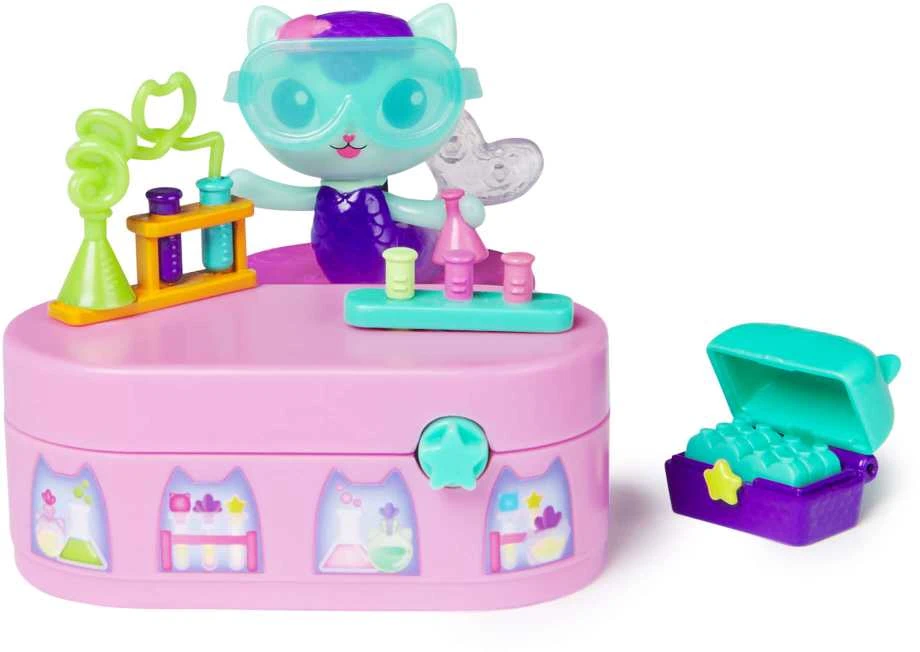 Gabby's Cat House Mermaid Gabby's Dollhouse Set figūrėlė + aksesuarai