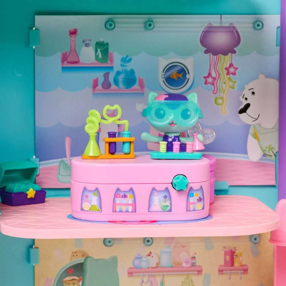 Gabby's Cat House Mermaid Gabby's Dollhouse Set figūrėlė + aksesuarai
