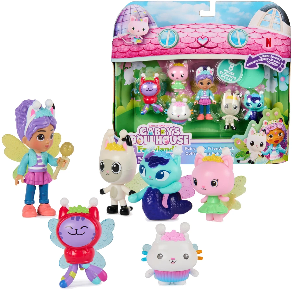 Gabby's Dollhouse GABBY LĖLIŲ NAMO žaidimų rinkinys Fėjų draugės