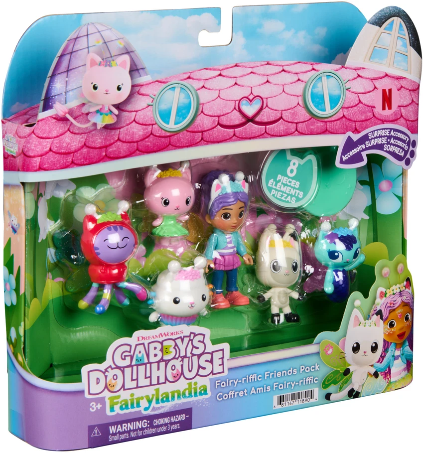 Gabby's Dollhouse GABBY LĖLIŲ NAMO žaidimų rinkinys Fėjų draugės