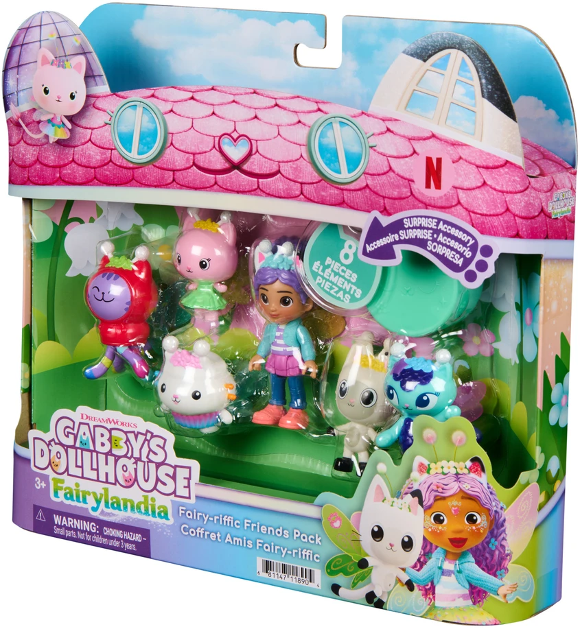 Gabby's Dollhouse GABBY LĖLIŲ NAMO žaidimų rinkinys Fėjų draugės