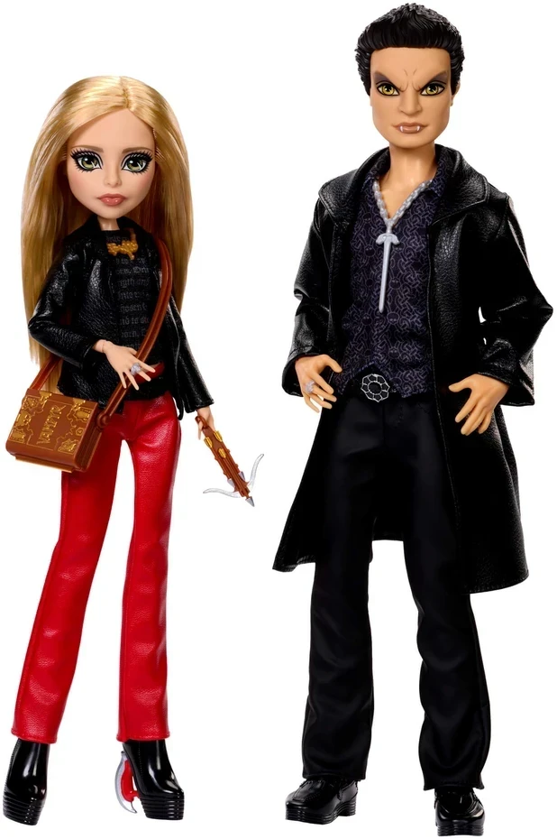 Kolekcinių lėlių rinkinys „Monster High Skullector Buffy ir Angel“, 2 vnt., JLL00