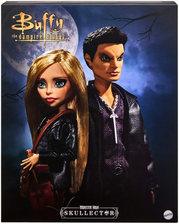 Kolekcinių lėlių rinkinys „Monster High Skullector Buffy ir Angel“, 2 vnt., JLL00