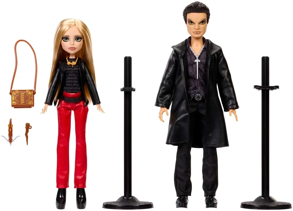 Kolekcinių lėlių rinkinys „Monster High Skullector Buffy ir Angel“, 2 vnt., JLL00