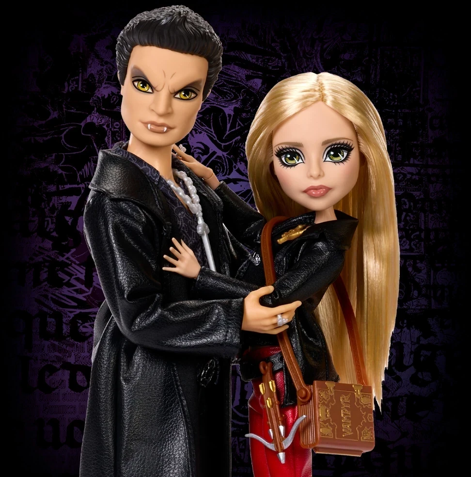 Kolekcinių lėlių rinkinys „Monster High Skullector Buffy ir Angel“, 2 vnt., JLL00