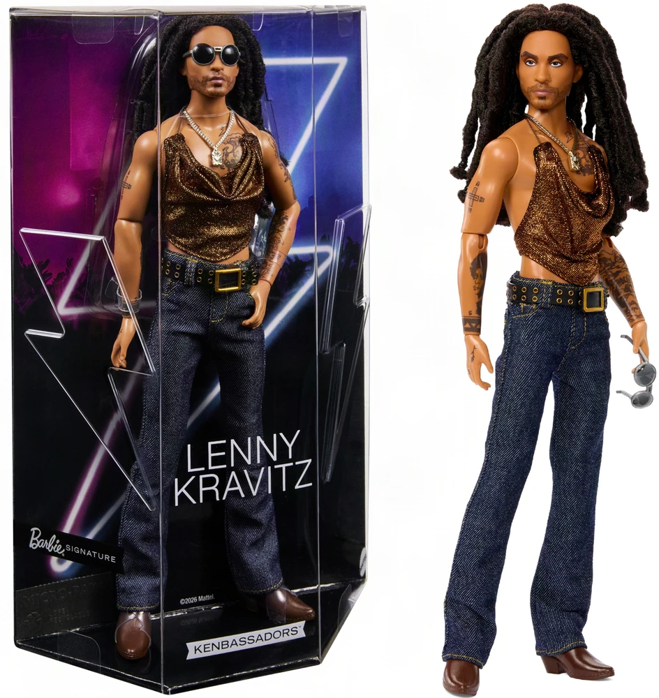 Mattel BARBIE kolekcinė Lenny Kravitz lėlė (JBJ43)