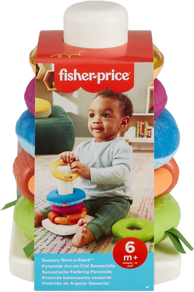 Mattel FISHER-PRICE jutiminis bokštelis – Supk ir statyk (HXK47)