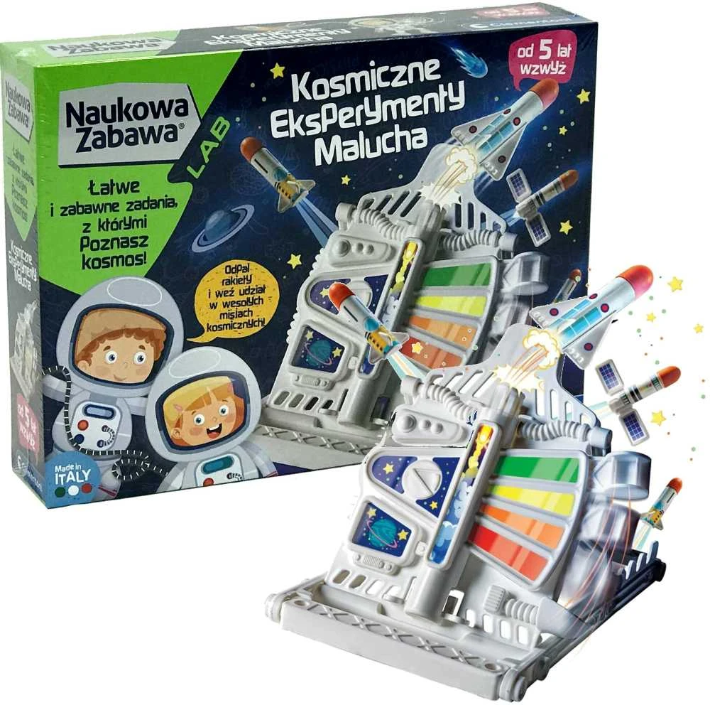 Mokslo rinkinys vaikams Kosminiai eksperimentai Clementoni 50798