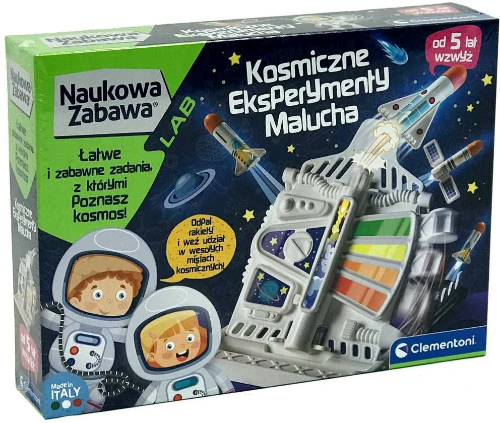 Mokslo rinkinys vaikams Kosminiai eksperimentai Clementoni 50798