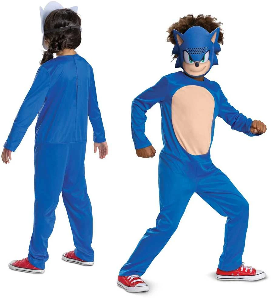 Vaikiškas karnavalo kostiumas „Sonic the Hedgehog 3“ 109–126 cm, 4–6 metų vaikams