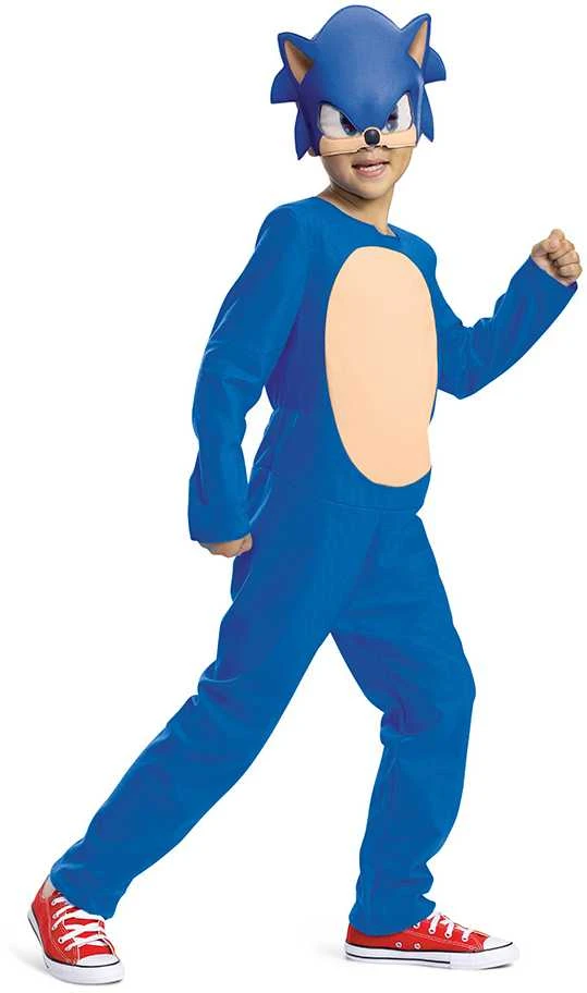 Vaikiškas karnavalo kostiumas „Sonic the Hedgehog 3“ 137–149 cm, 10–12 metų vaikams