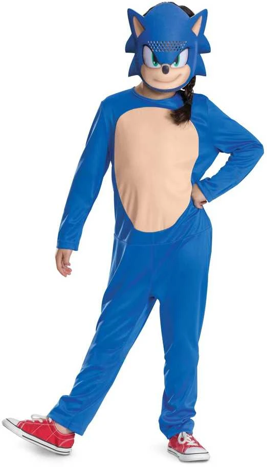 Vaikiškas karnavalo kostiumas „Sonic the Hedgehog 3“ 109–126 cm, 4–6 metų vaikams
