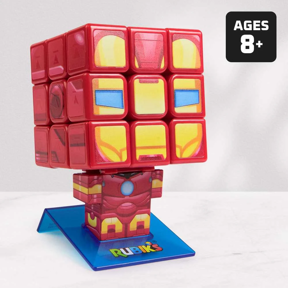 Spin Master Rubiks Rubiko kubas 3x3 – Geležinis žmogus (6071041)