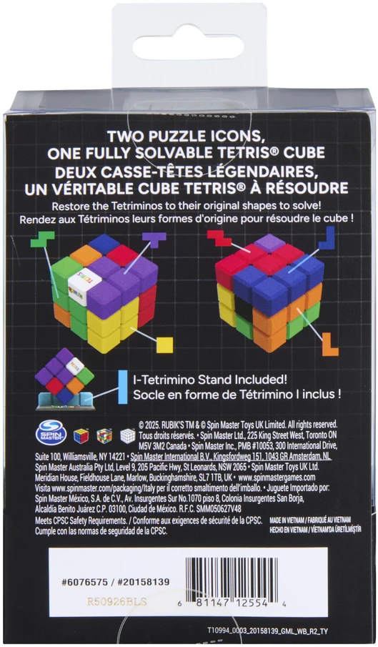 Spin Master RUBIK´S CUBE Rubiko kubas TETRIS