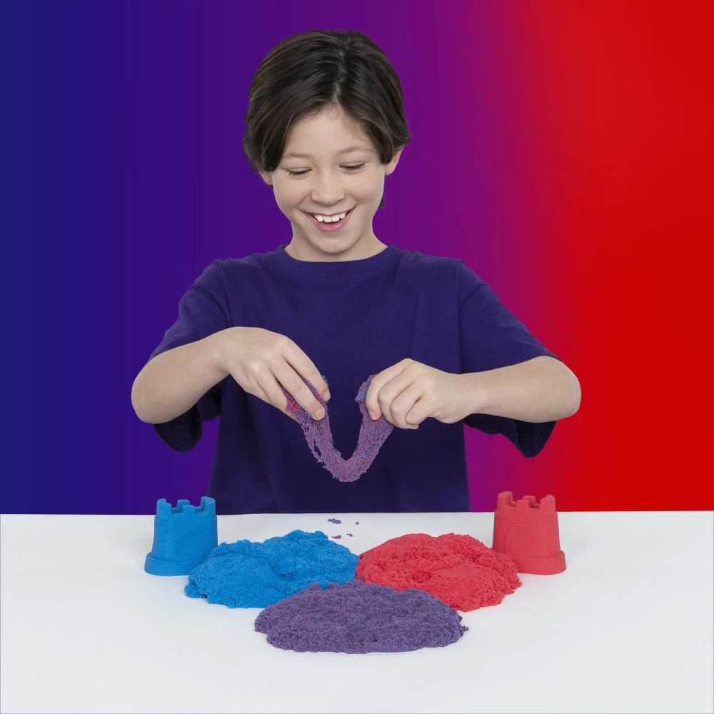 Spin Master Kinetinis smėlis Rinkinys Rainbow Tools 383g
