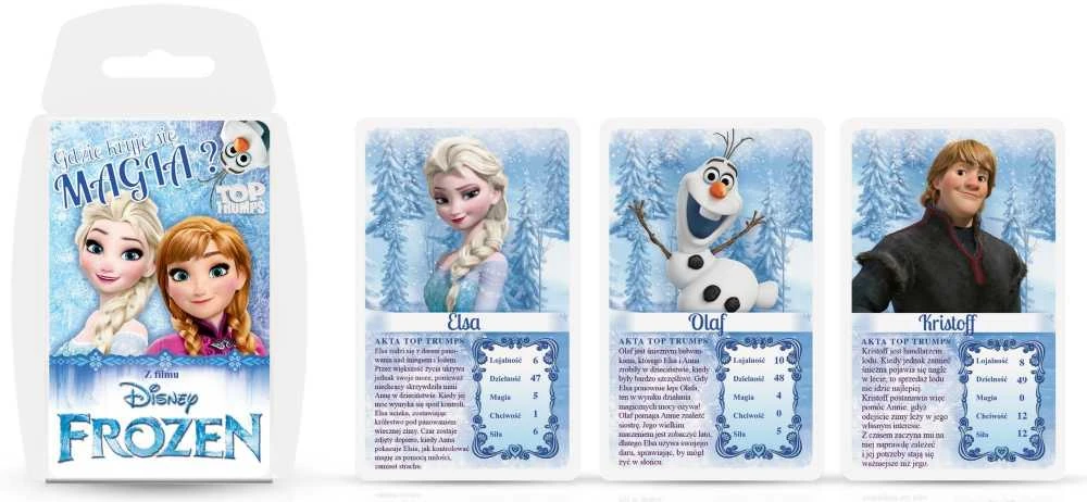 Winning Moves Laimėjęs „Trumps“ „Disney Frozen“ kortų žaidimas