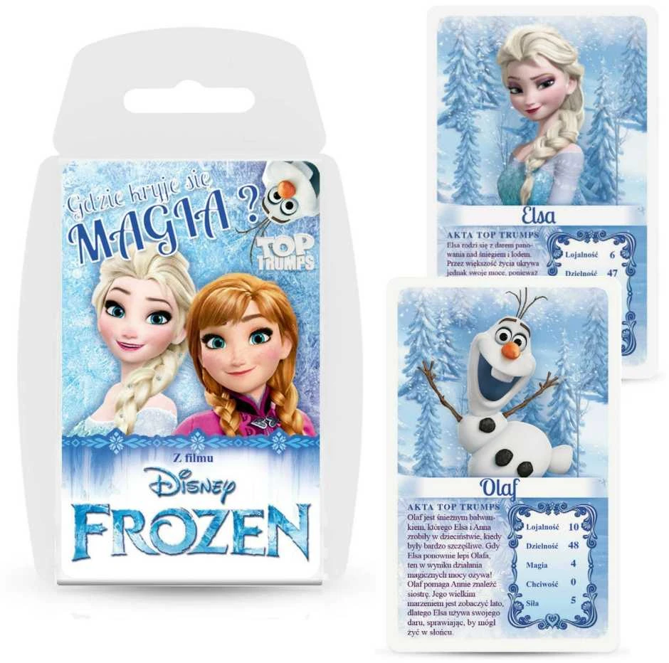 Winning Moves Laimėjęs „Trumps“ „Disney Frozen“ kortų žaidimas