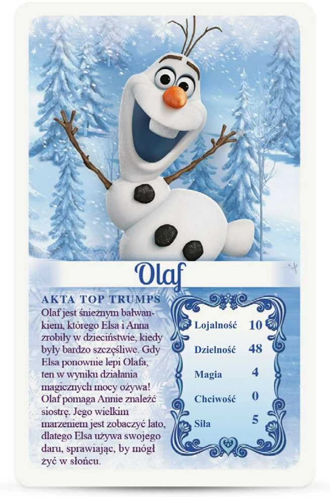 Winning Moves Laimėjęs „Trumps“ „Disney Frozen“ kortų žaidimas