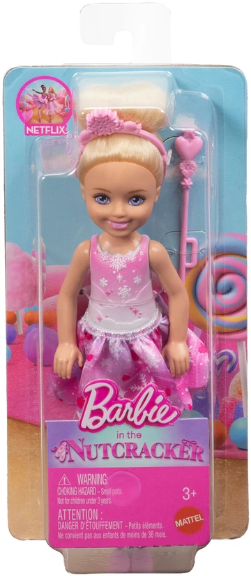 Lėlė Barbie Chelsea „Dziadek do orzechów“ baleto šokėja snaigių fėja