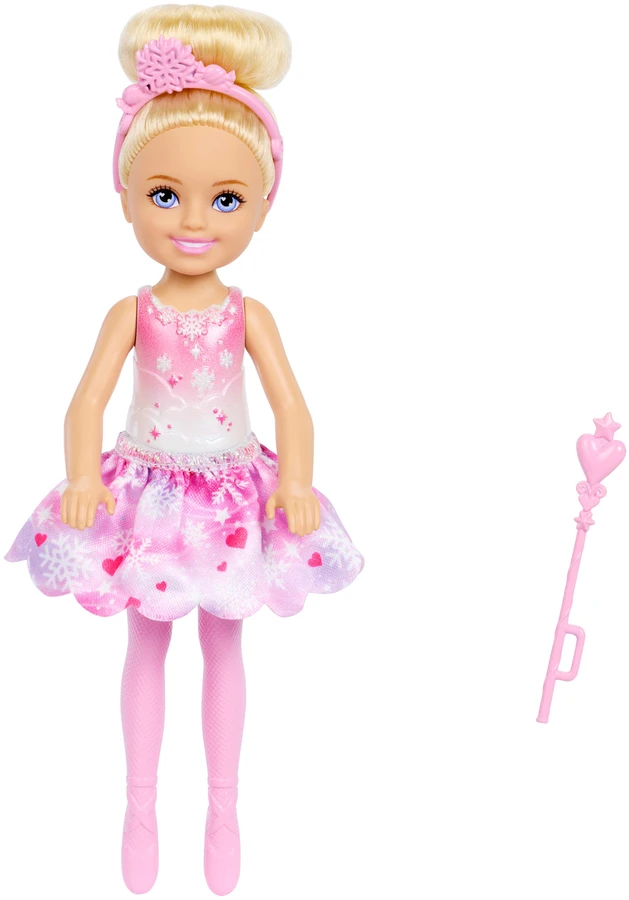 Lėlė Barbie Chelsea „Dziadek do orzechów“ baleto šokėja snaigių fėja