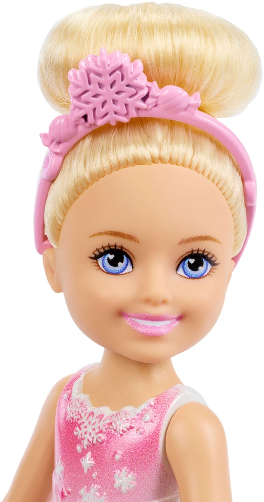 Lėlė Barbie Chelsea „Dziadek do orzechów“ baleto šokėja snaigių fėja