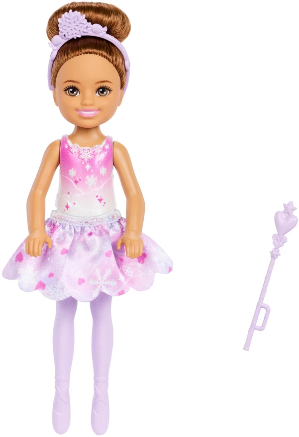 Lėlė Barbie Chelsea „Dziadek do orzechów“ baleto šokėja snaigių fėja