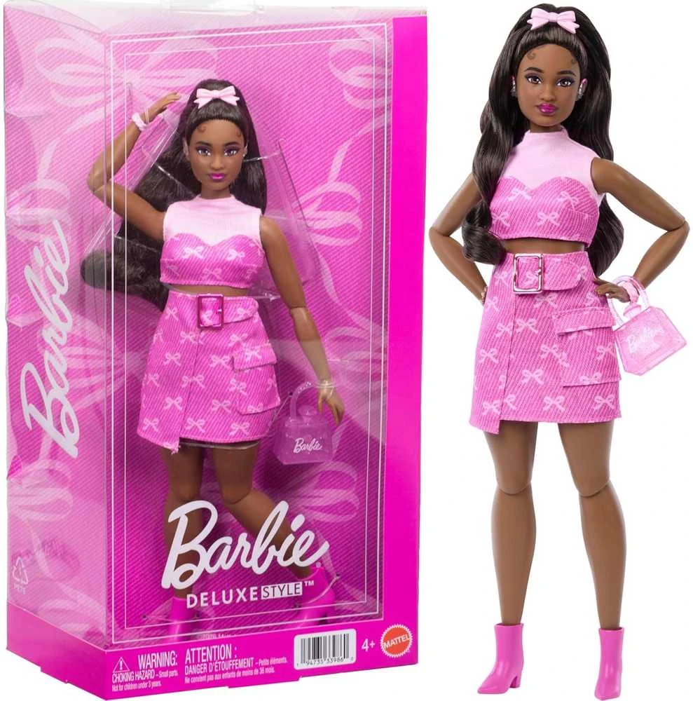 Mattel BARBIE DELUXE FASHIONISTAS tamsiaplaukė lėlė