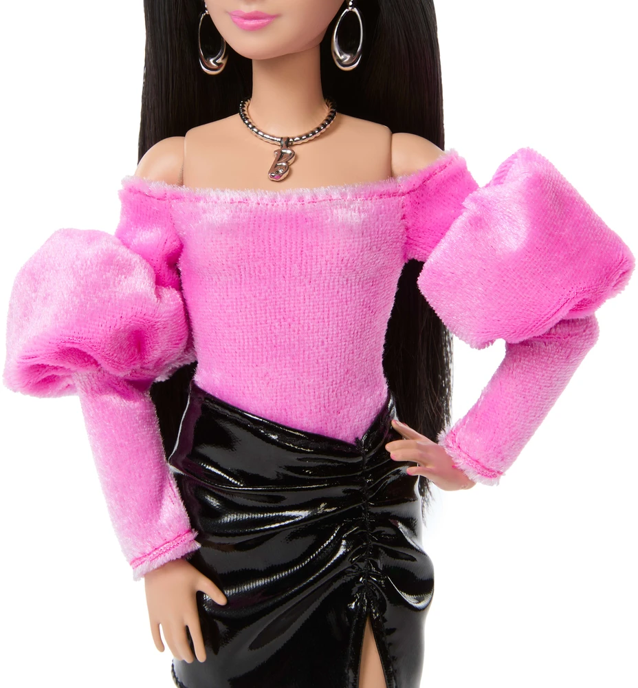 Mattel BARBIE DELUXE FASHIONISTAS mados lėlė rožine palaidine (JJN76)