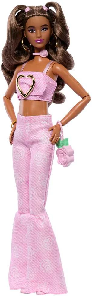 Mattel BARBIE DELUXE FASHIONISTAS lėlė rožiniu kostiumėliu