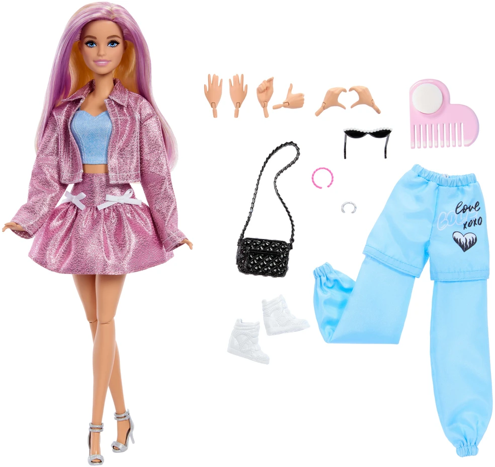 Mattel Lėlė Barbie deluxe su drabužiais ir aksesuarais