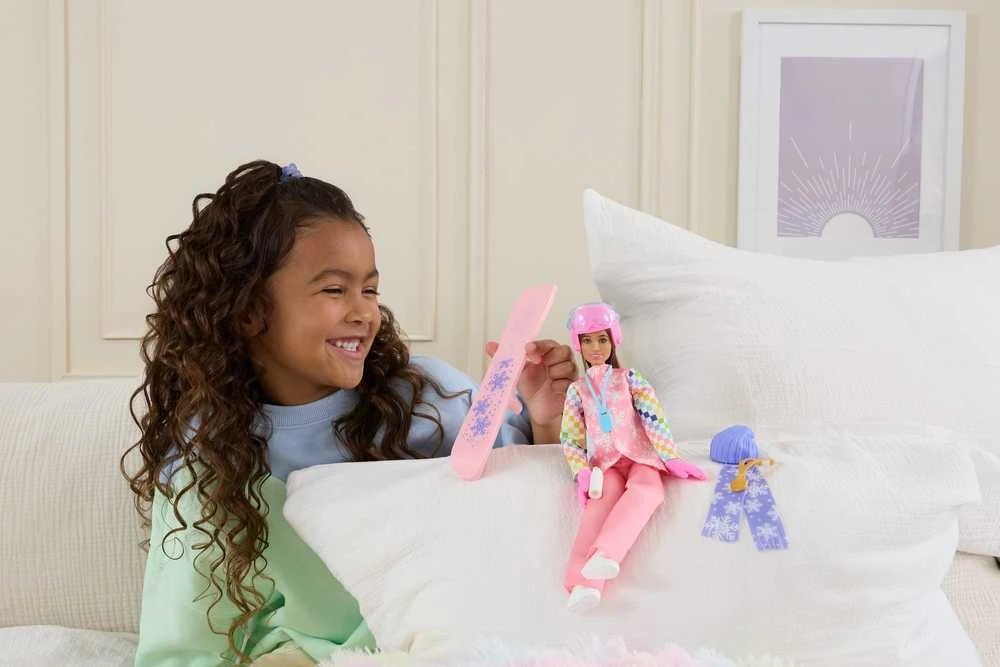 Mattel Barbie Barbė - Prabangi snieglentininkė karjeros varžybose (JKF78)