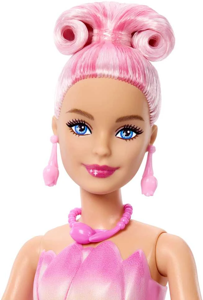 BARBIE TULIP SURPRISE lėlė gėlėje (JMF57)