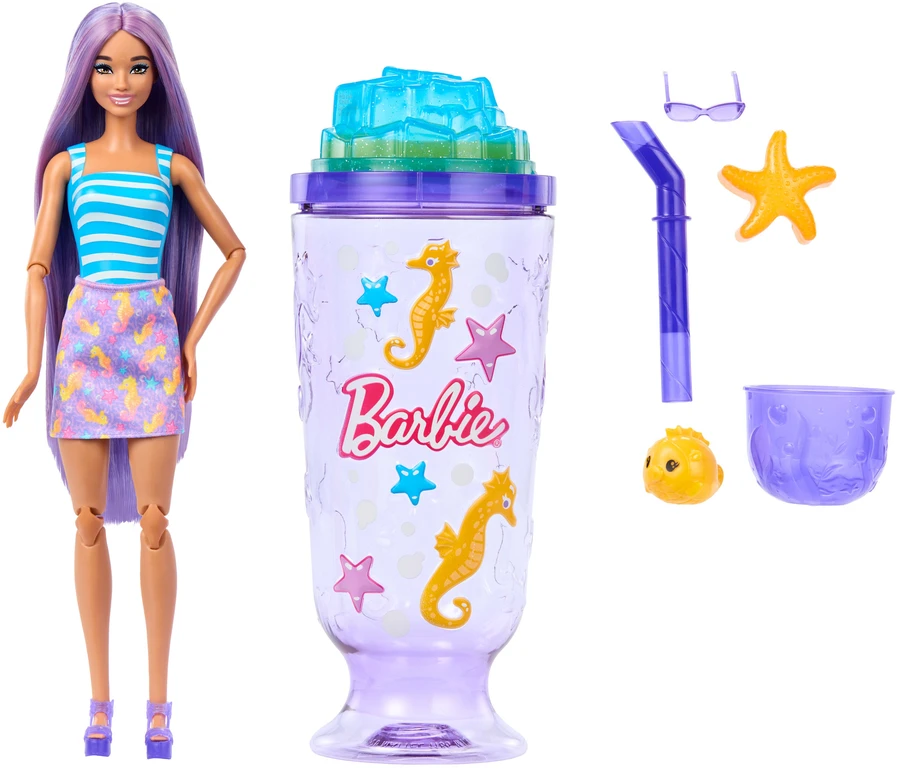 Mattel Lėlė Barbie Pop Reveal komplektas su 8 niespodziankami Podwodny Świat